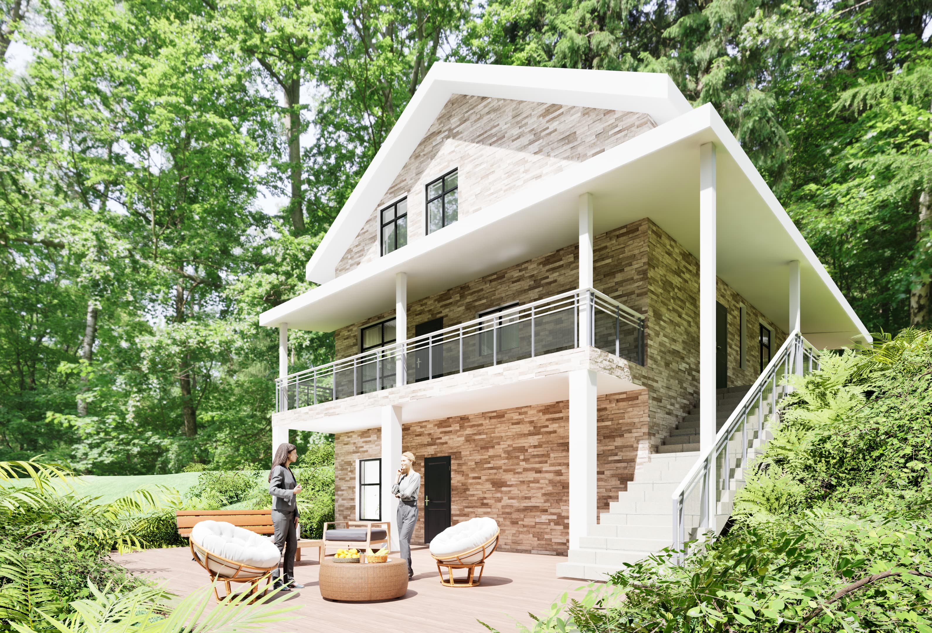 Офис архитектурного бюро NastroyPlus в Алматы — 3D визуализация и проектирование