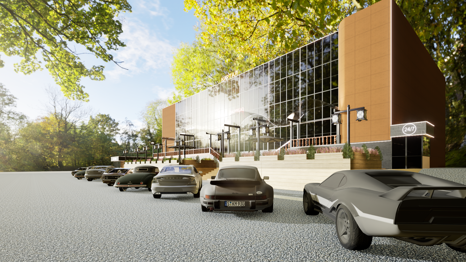 Экстерьер ресторана