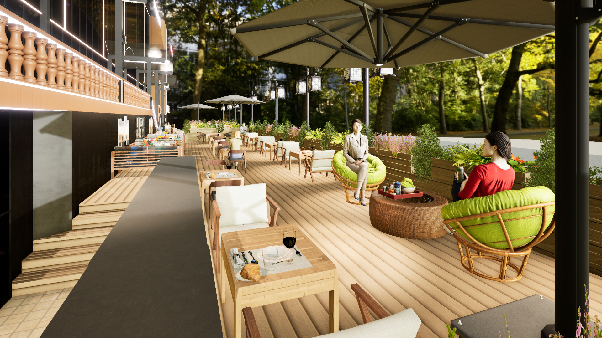 Планировка зала