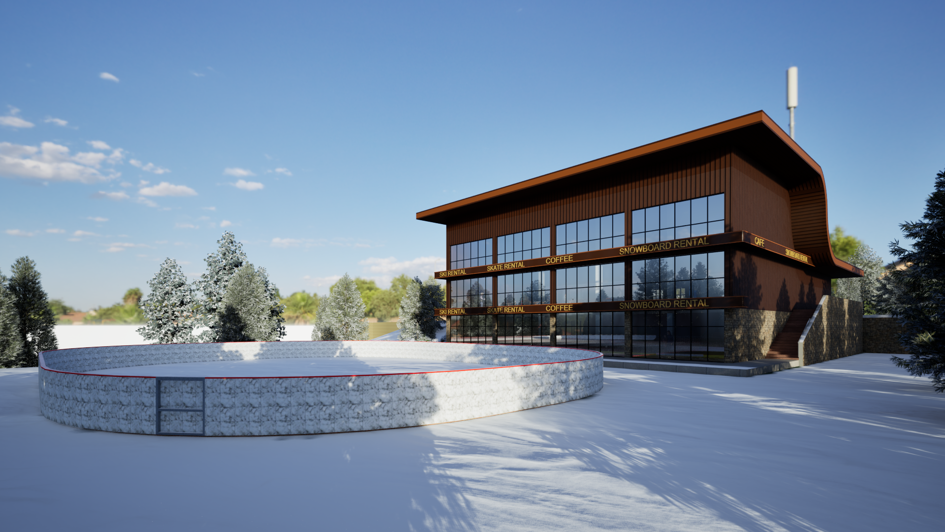 Зимний фасад 2