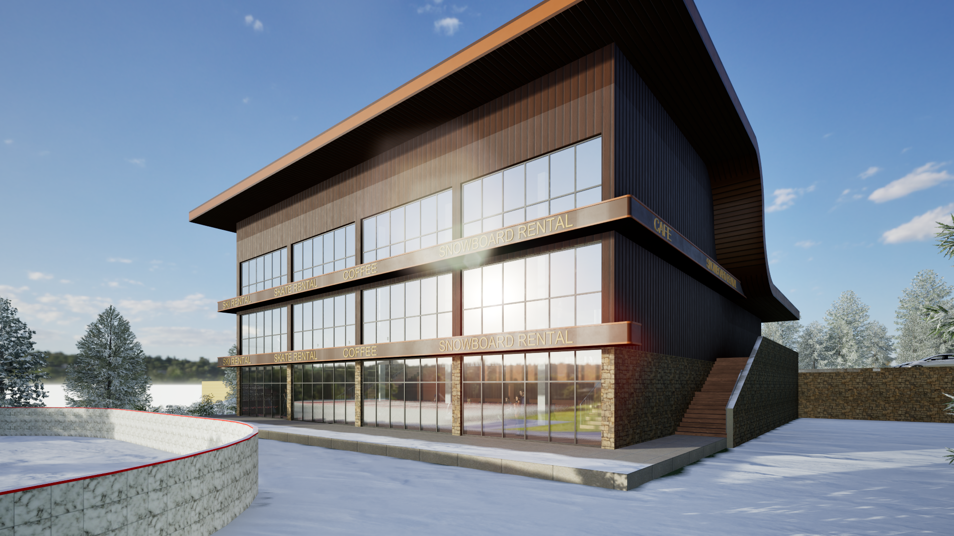 Зимний экстерьер